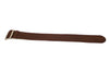 Braided Nylon Perlon Watch Strap Brown Polished Buckle Main By DaLuca Straps.