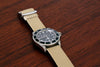 Braided Nylon Perlon Watch Strap - (Polished Buckle)