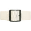 Braided Nylon Perlon Watch Strap White PVD Buckle By DaLuca Straps.