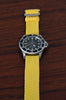 Braided Nylon Perlon Watch Strap - (Polished Buckle)