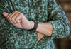 Two Piece Ballistic Nylon Watch Strap Brown PVD By DaLuca Straps.