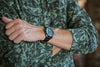 Two Piece Ballistic Nylon Watch Strap Brown PVD By DaLuca Straps.