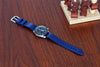 DaLuca Straps Adventurer Rubber FKM Watch Strap Blue Lifestyle