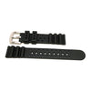 Cousteau Rubber FKM Watch Strap In Black By DaLuca Straps.