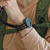 Ballistic Nylon Military 1 Piece Watch Strap - (PVD Buckle)