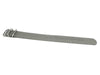 Grey Ballistic Nylon Military Single Piece Strap Matte Main By DaLuca Straps.