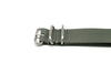 Grey Ballistic Nylon Military Watch Strap With A Matte Silver Buckle By DaLuca Straps.