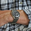 Grey Two Piece Ballistic Nylon Military Band Matte By DaLuca Straps.