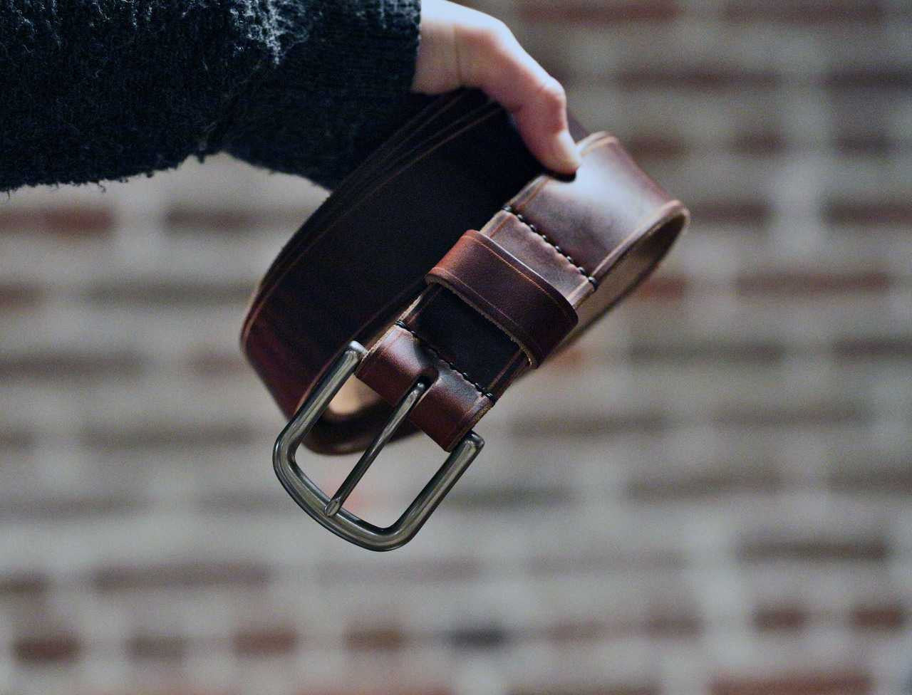 Our Genuine Horween Brown Chromexcel Leather Belt That Is Handmade In USA by DaLuca Straps.