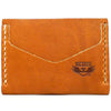 Horizontal Card Wallet Made From Horween Natural Dublin Leather by DaLuca Straps.
