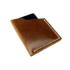 Angle Wallet Made From Genuine Horween Natural Chromexcel Leather by DaLuca Straps.