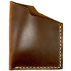 Handmade Angle Wallet Made From Genuine Horween Natural Chromexcel Leather by DaLuca Straps.