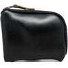 Our Handmade Zip Wallet Made From Horween Black Chromexcel Leather with a Black Zipper DaLuca Straps.