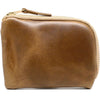 Our Handmade Zip Wallet Made From Horween Natural Chromexcel Leather with a Khaki Zipper DaLuca Straps.