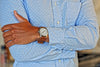 Light Brown Nylon Two Piece Matte By DaLuca Straps.