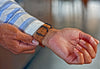 Two Piece Ballistic Nylon Watch Strap Light Brown PVD By DaLuca Straps.
