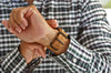 Light Brown Ballistic Nylon Military Watch Strap With A PVD Buckle By DaLuca Straps.