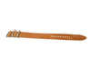 Military Single Piece Watch Strap Shell Cordovan Natural Matte Long By DaLuca Straps.