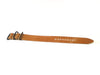Our Military Single Piece Watch Strap Made From Horween Shell Cordovan Natural Leather and PVD Buckle By DaLuca Straps.