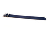 Navy Ballistic Nylon Military Single Piece Watch Band Matte Main By DaLuca Straps.