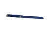 Navy Ballistic Nylon Military Watch Strap With A Matte Silver Buckle By DaLuca Straps.