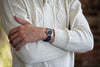 Navy Perlon Nylon Strap With A PVD Buckle By DaLuca Straps.