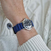 Navy Perlon Strap PVD By DaLuca Straps.