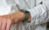 Nylon Apple Watch Strap Grey Wrist DaLuca Straps.