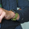 Nylon Apple Watch Strap Wrist Olive DaLuca Straps.