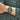 Olive Ballistic Nylon Military Single Piece Watch Band On A PVD Buckle By DaLuca Straps.