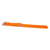 Orange Ballistic Nylon Military Watch Strap With A Matte Silver Buckle By DaLuca Straps.