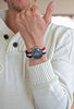 Single Piece Red White Blue Ballistic Nylon Military Strap PVD Main By DaLuca Straps.