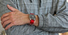 Single Piece Red Ballistic Nylon Military Strap Matte By DaLuca Straps.
