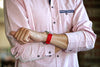 Red Two Piece Ballistic Nylon Military Strap Matte By DaLuca Straps.