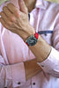 Red Two Piece Ballistic Nylon Military Strap PVD Lifestyle By DaLuca Straps.