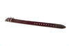 Shell Cordovan Single Piece Military Leather Watch Strap Color 8 Matte Buckle By DaLuca Straps.