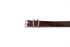 Shell Cordovan 1 Piece Military Leather Watch Strap - (Matte Buckle)