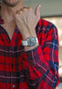 Single Piece White Ballistic Nylon Military Watch Band Matte By DaLuca Straps.