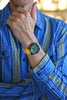 Yellow Two Piece Ballistic Nylon Military Strap Matte By DaLuca Straps.