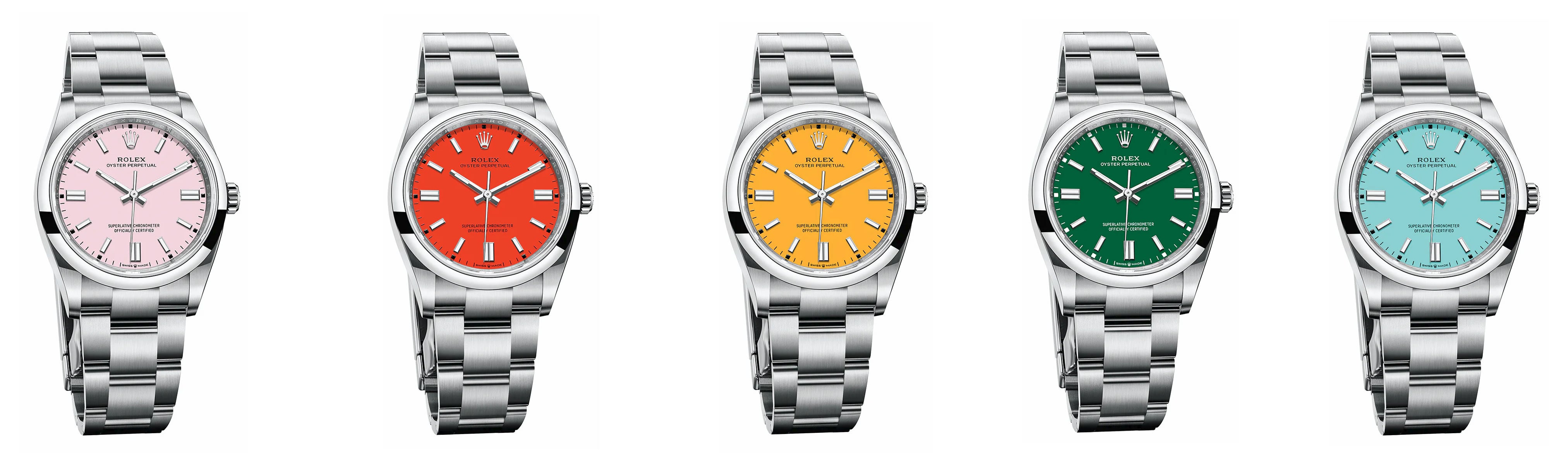 The Rolex Oyster Perpetual 36 With New Colorful Dials Overview – DaLuca ...