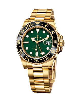 Rolex GMT-Master II 18K Gold with Green Dial 116718 Review
