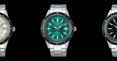 Green-dial Seiko Presage watch