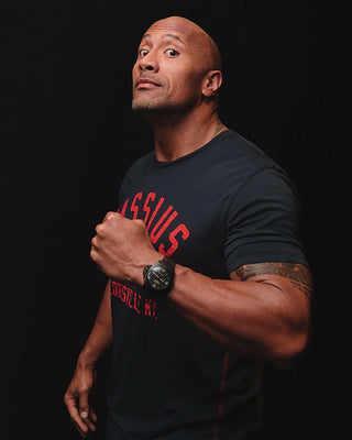 Dwayne "The Rock" Johnson wears a panerai watch