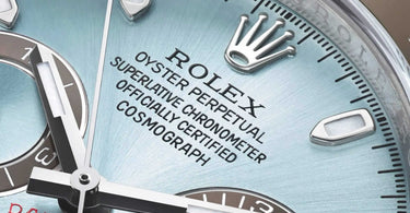rolex daytona cosc certification dial close up