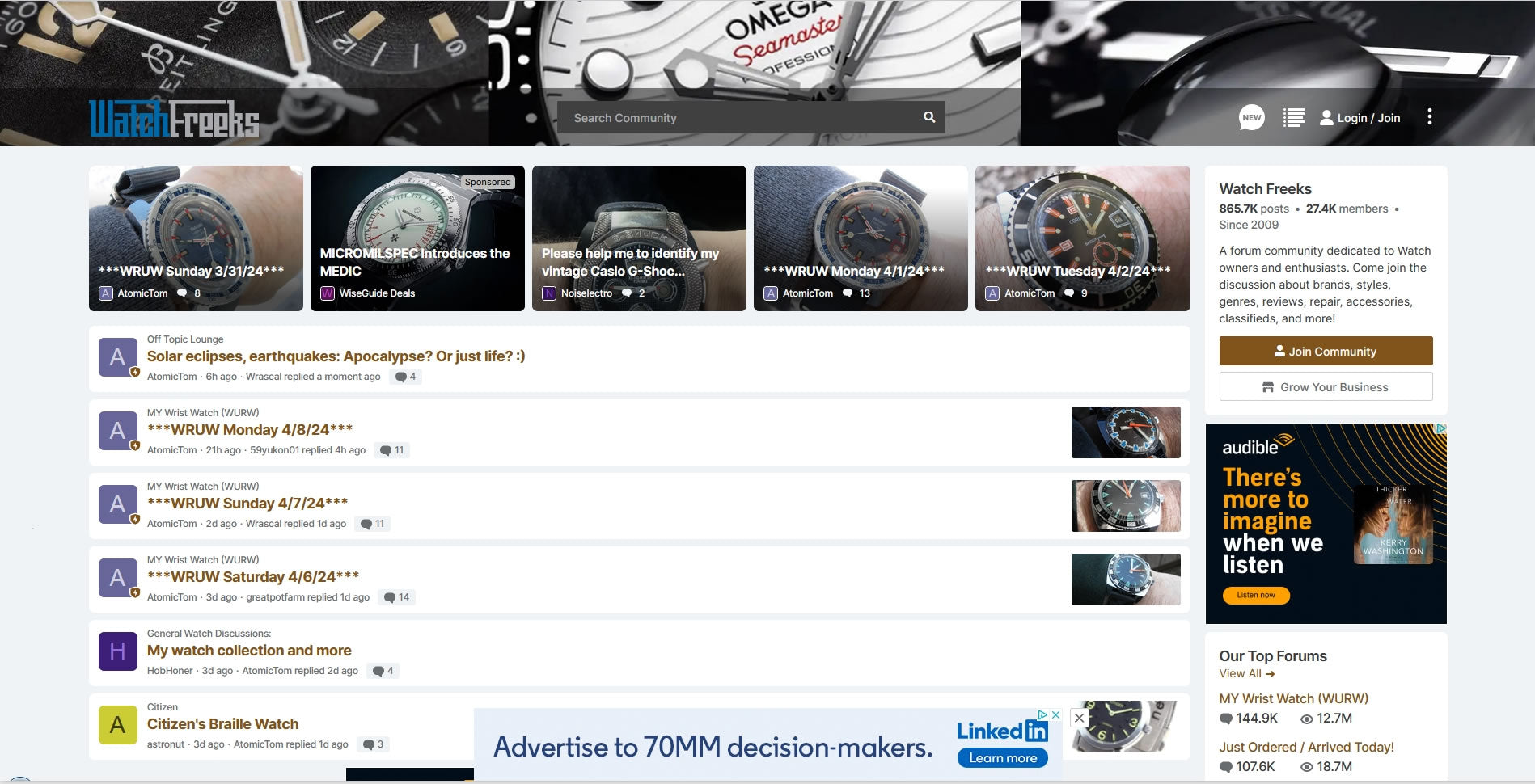 Watch Freeks- Great Watch and Watch Strap Forum, Watch Bands – DaLuca ...