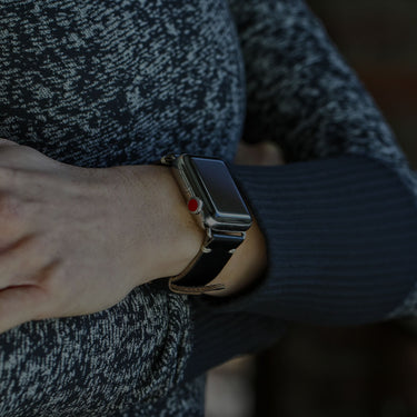 handmade leather apple watch straps
