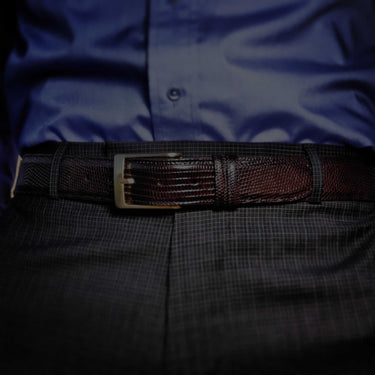 Genuine Handmade Lizard Belt