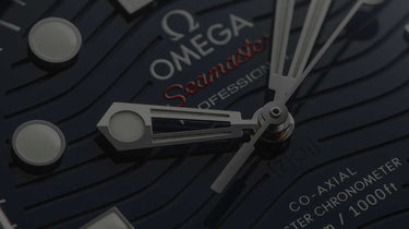 Omega Seamaster 300 Watch with blue dial