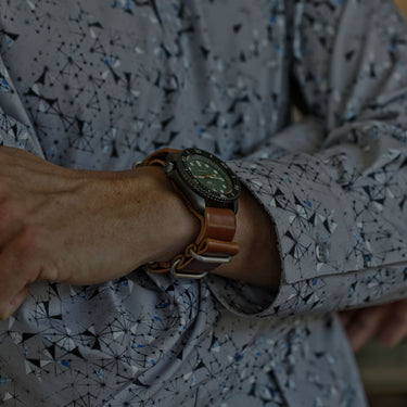 handmade horween shell cordovan watch straps