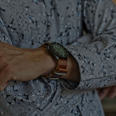 Shell Cordovan Natural Leather Watch Straps